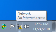 No Internet access